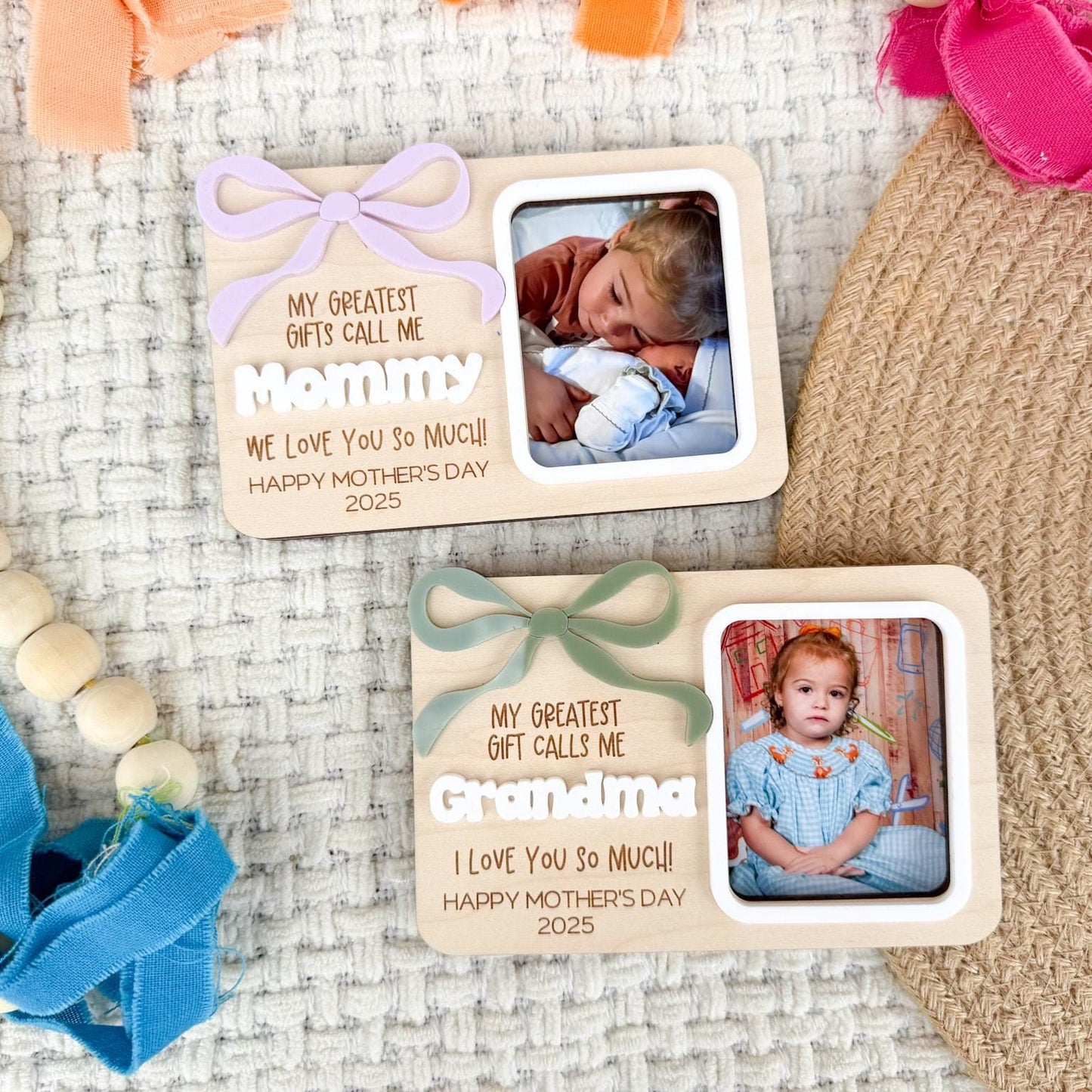 Mother’s Day Picture Frame, First Mother's Day Gift From Child, Mother's Day Gift for Grandma, Mother’s Day Photo Magnet, 2x3 Photo Frame