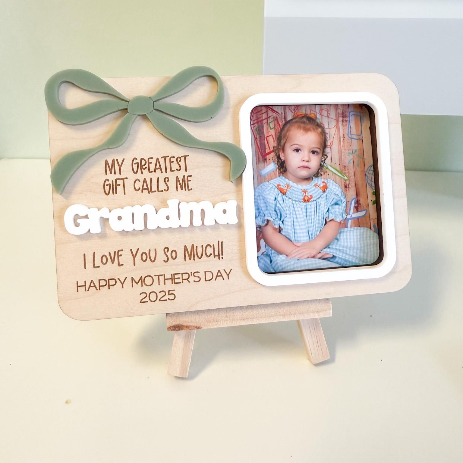 Mother’s Day Picture Frame, First Mother's Day Gift From Child, Mother's Day Gift for Grandma, Mother’s Day Photo Magnet, 2x3 Photo Frame