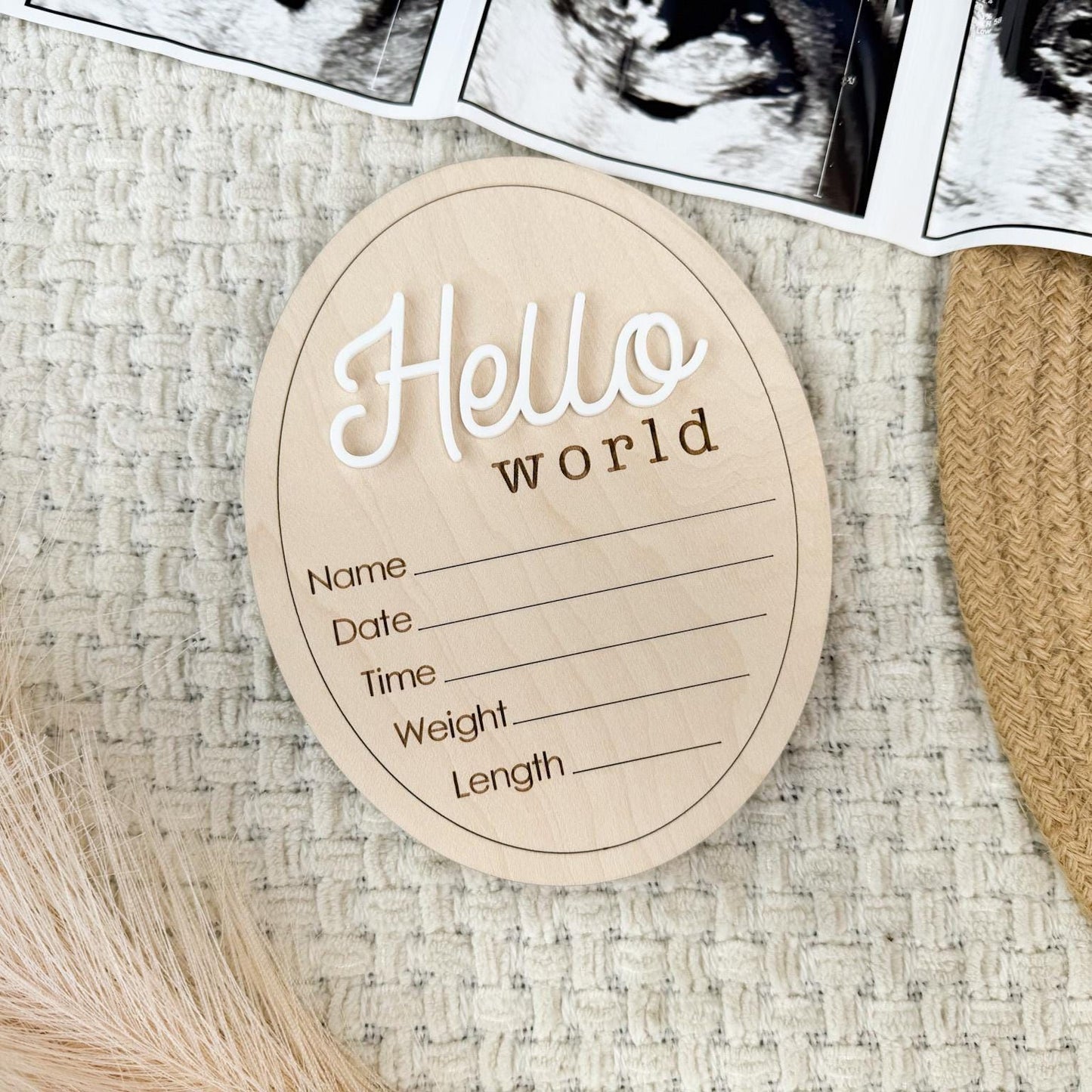 Hospital Gender Reveal It's a Boy It's a Girl Wooden Sign, Gender Reveal Hospital Sign, Gender Announcement Prop