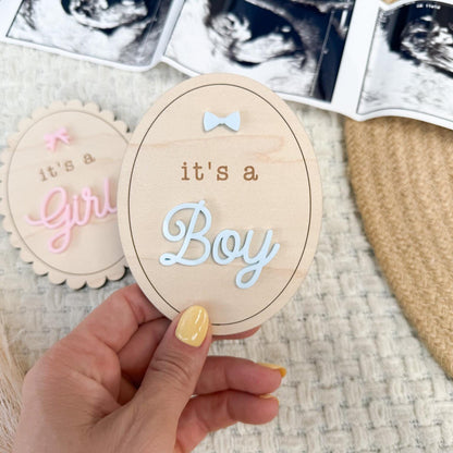 Hello World Gender Reveal Hospital Sign, Hospital Gender Reveal It's a Boy It's a Girl Wooden Sign, Gender Announcement Prop for Hospital