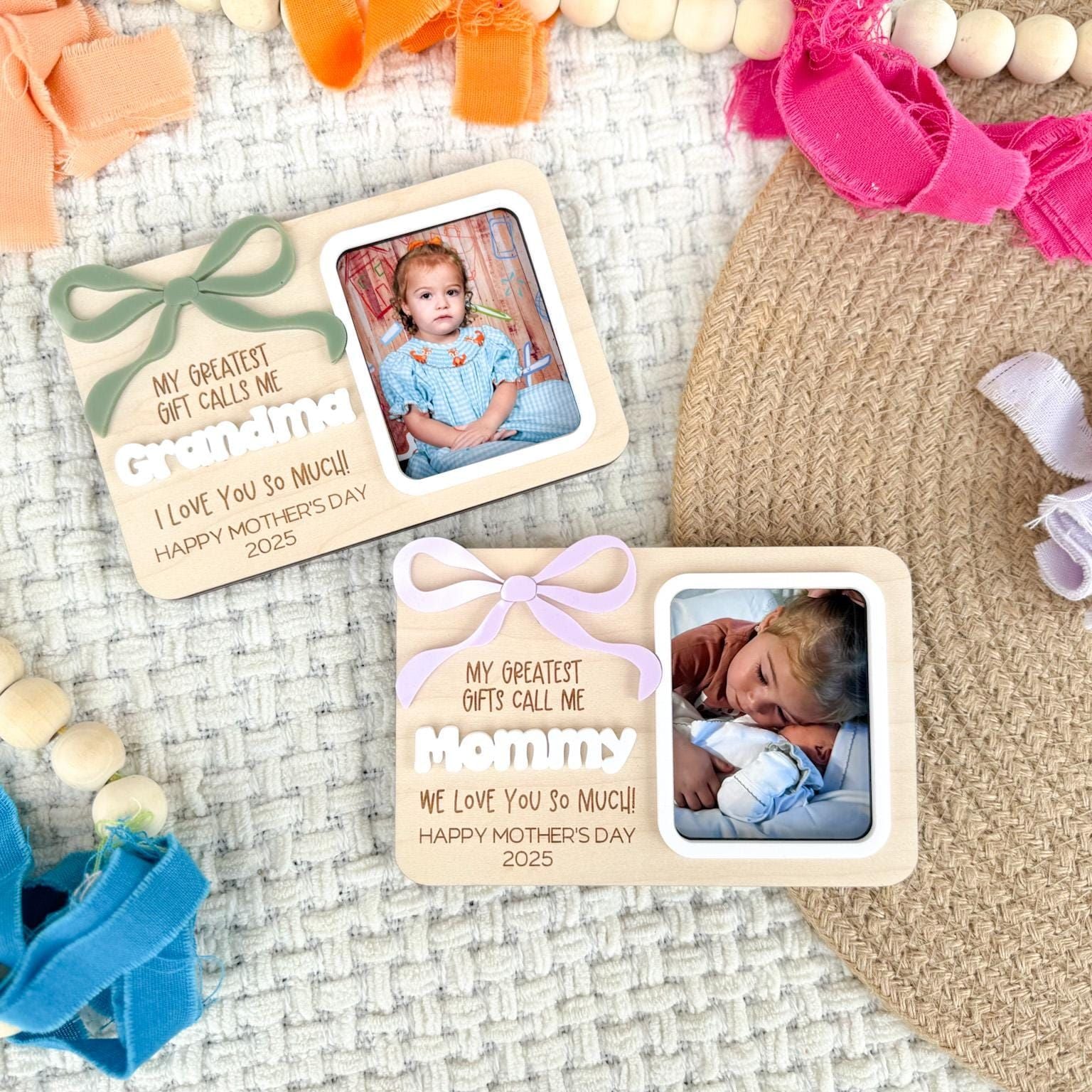 Mother’s Day Picture Frame, First Mother's Day Gift From Child, Mother's Day Gift for Grandma, Mother’s Day Photo Magnet, 2x3 Photo Frame