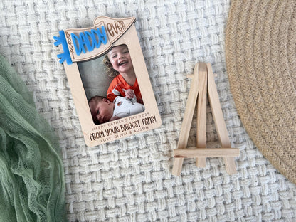 Father's Day Gift Idea, First Father’s Day Picture Frame Gift From Baby, Photo Frame for Dad or Grandpa, Best Dad Ever Gift for New Dad