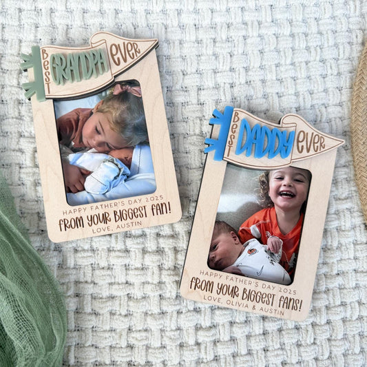 Father's Day Gift Idea, First Father’s Day Picture Frame Gift From Baby, Photo Frame for Dad or Grandpa, Best Dad Ever Gift for New Dad