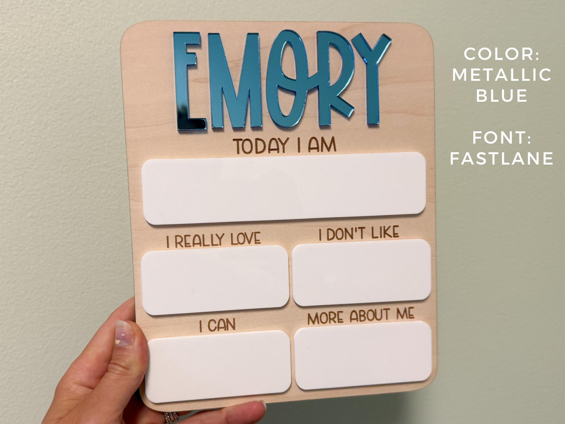 Baby Monthly Milestone Board