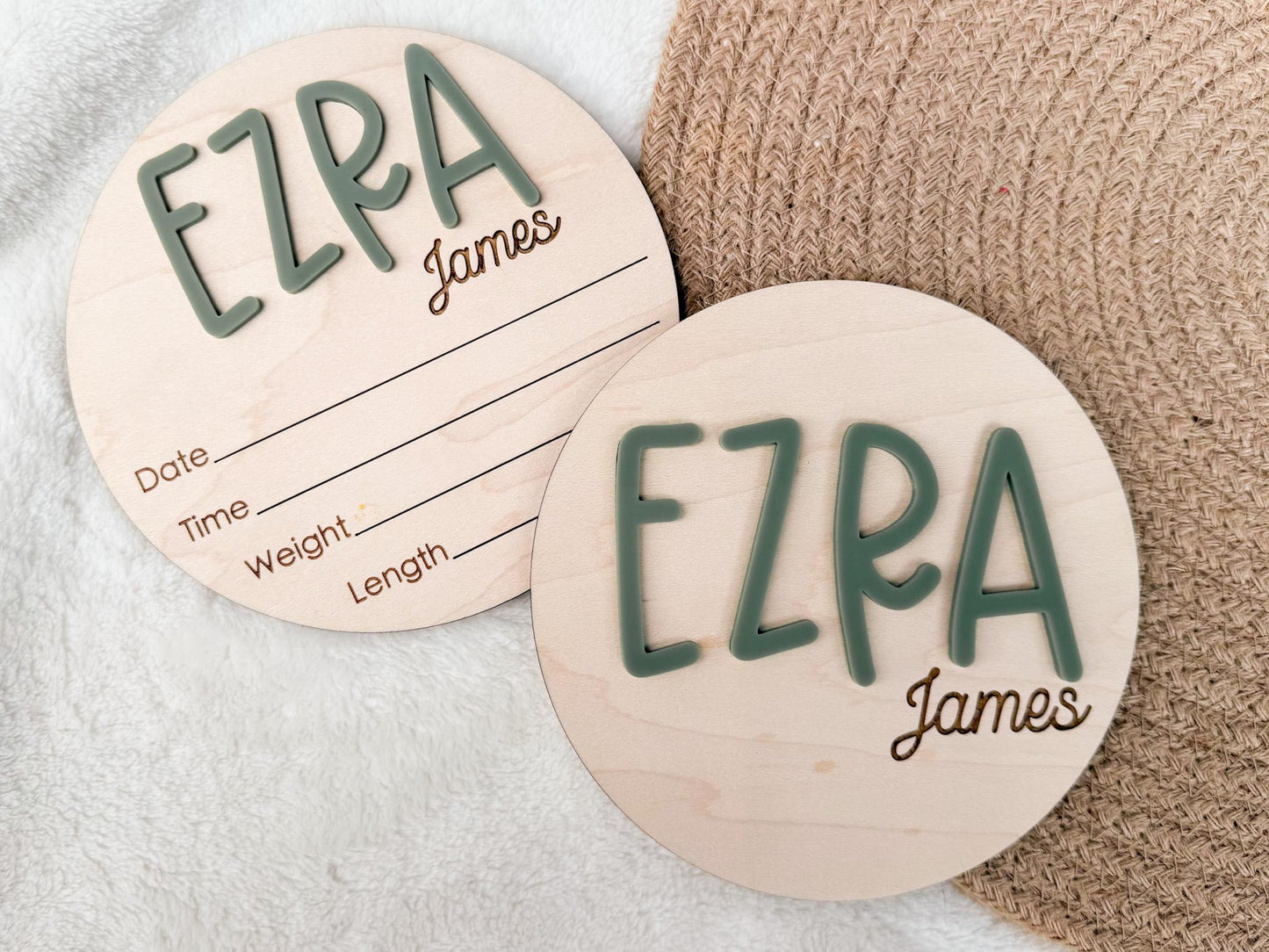 Baby Announcement Sign, Birth Announcement Sign for hospital, Baby Name Sign for Hospital, Birth Stats Newborn Baby Welcome Sign, Name Plate