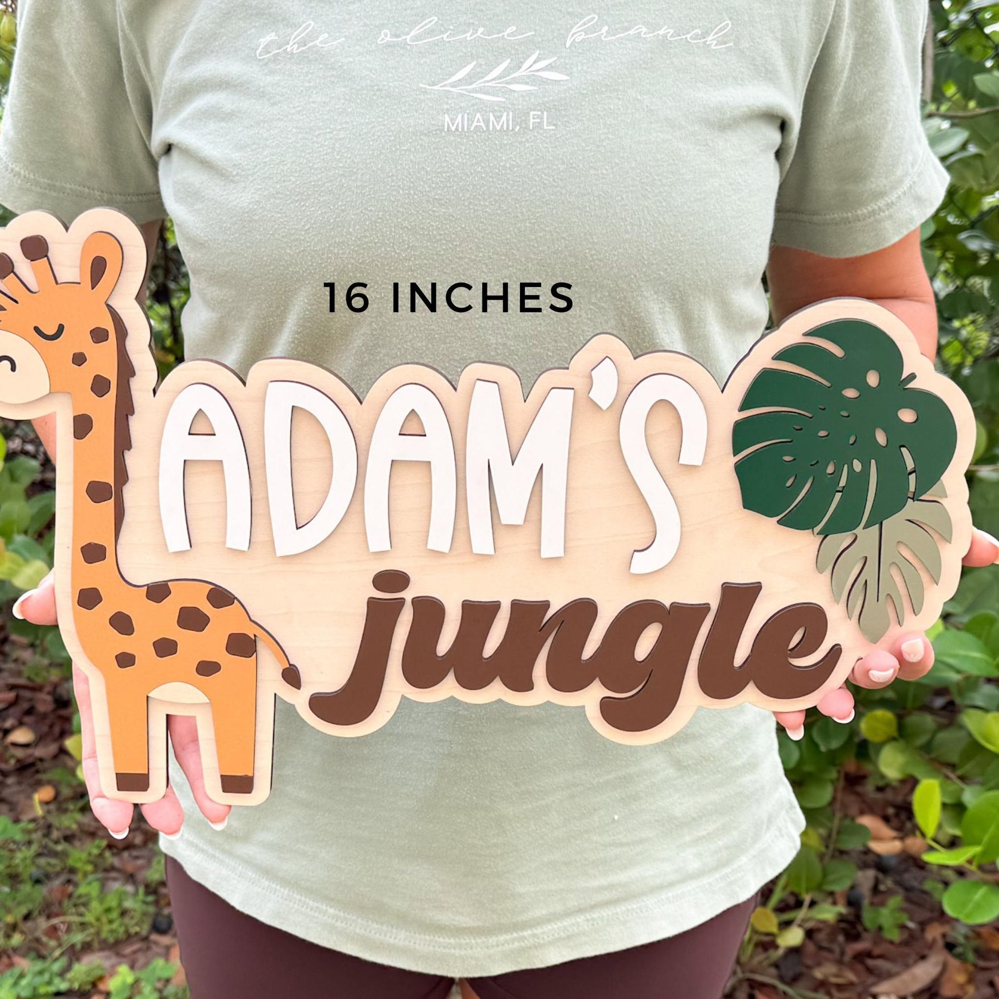 Custom Theme Nursery Name Sign, Under The Sea Kids Room Decor, Jungle Boy Name Sign, Safari Toddler Boy Room, Ocean Animal Art