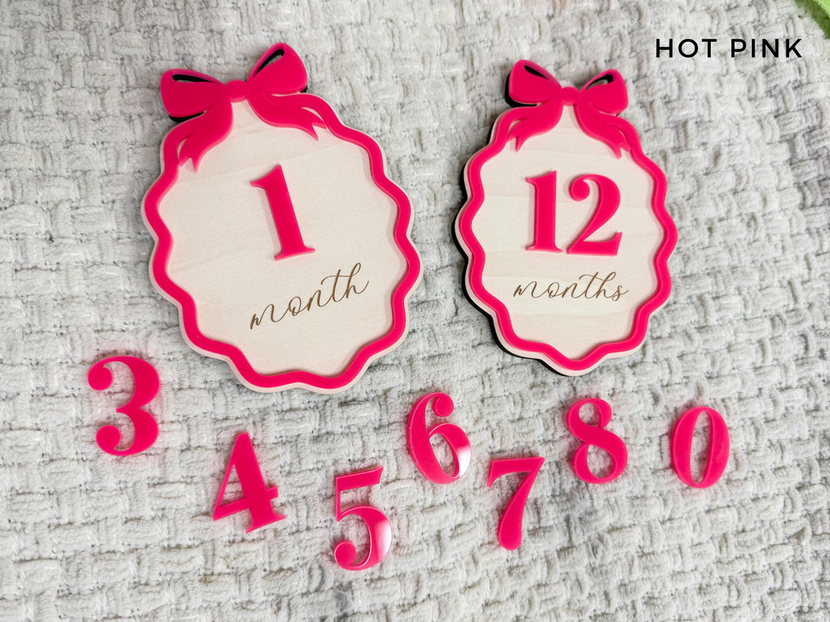 Baby Announcement Sign, Baby Girl Name Sign & Birth Stats Plaque for Birth Announcement, Baby Girl Gift Set, Hospital Birth Announcement
