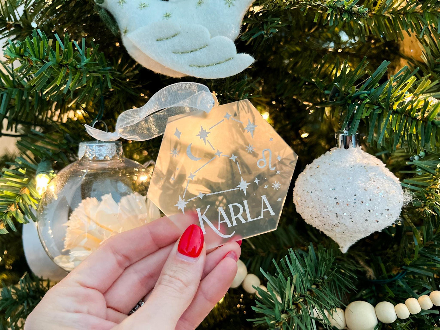 Zodiac Sign Christmas Ornament