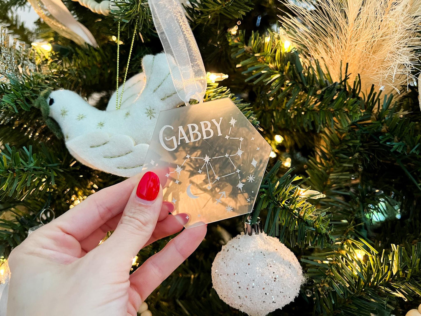 Zodiac Sign Christmas Ornament