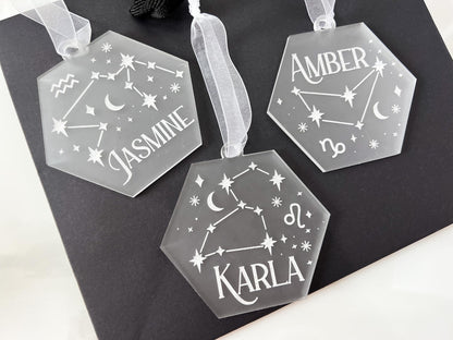 Zodiac Sign Christmas Ornament