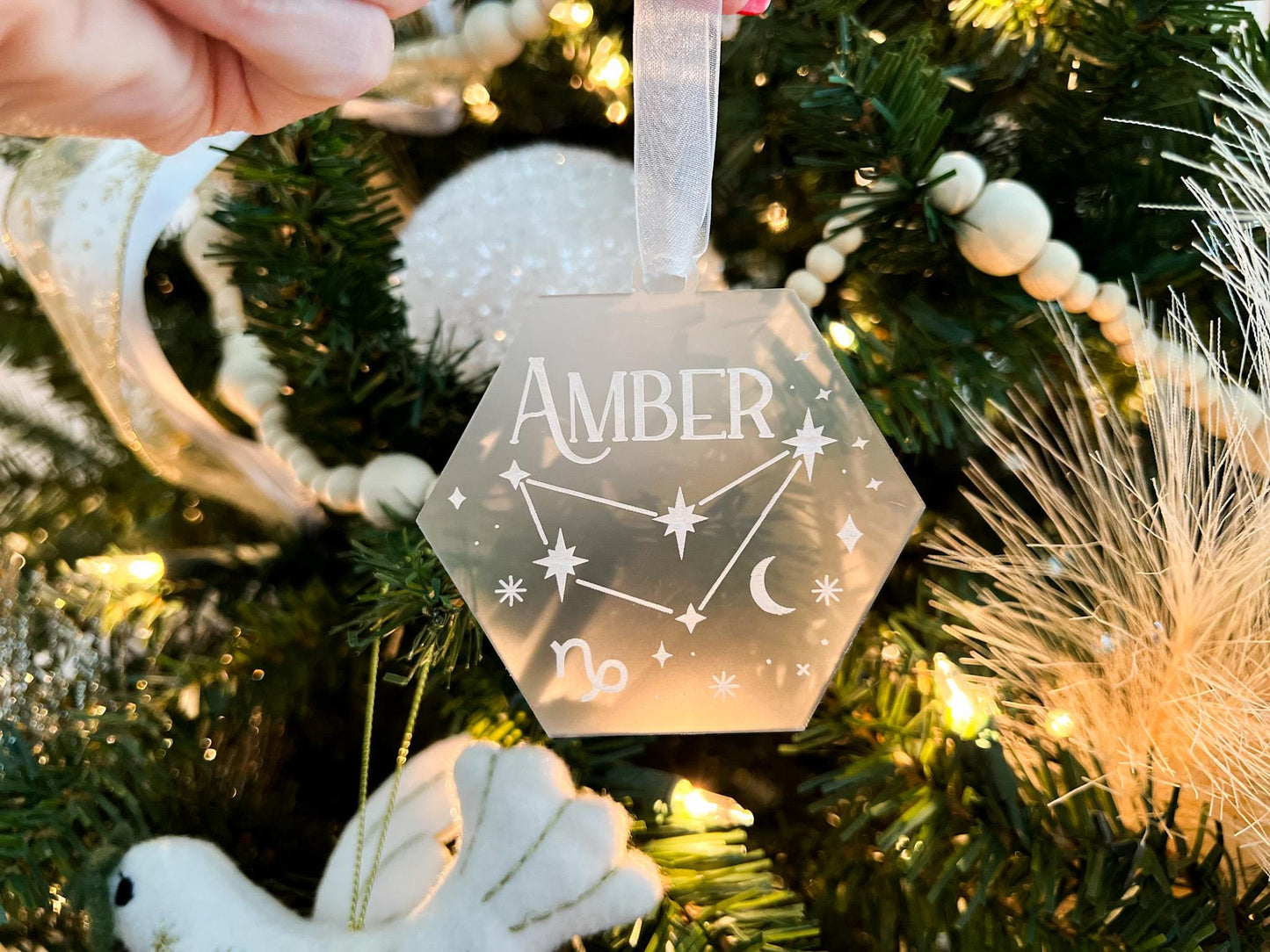 Zodiac Sign Christmas Ornament