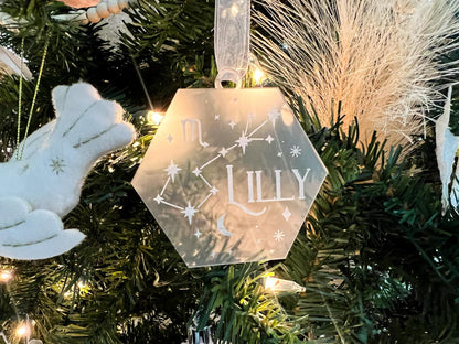 Zodiac Sign Christmas Ornament