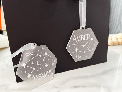 Zodiac Sign Christmas Ornament