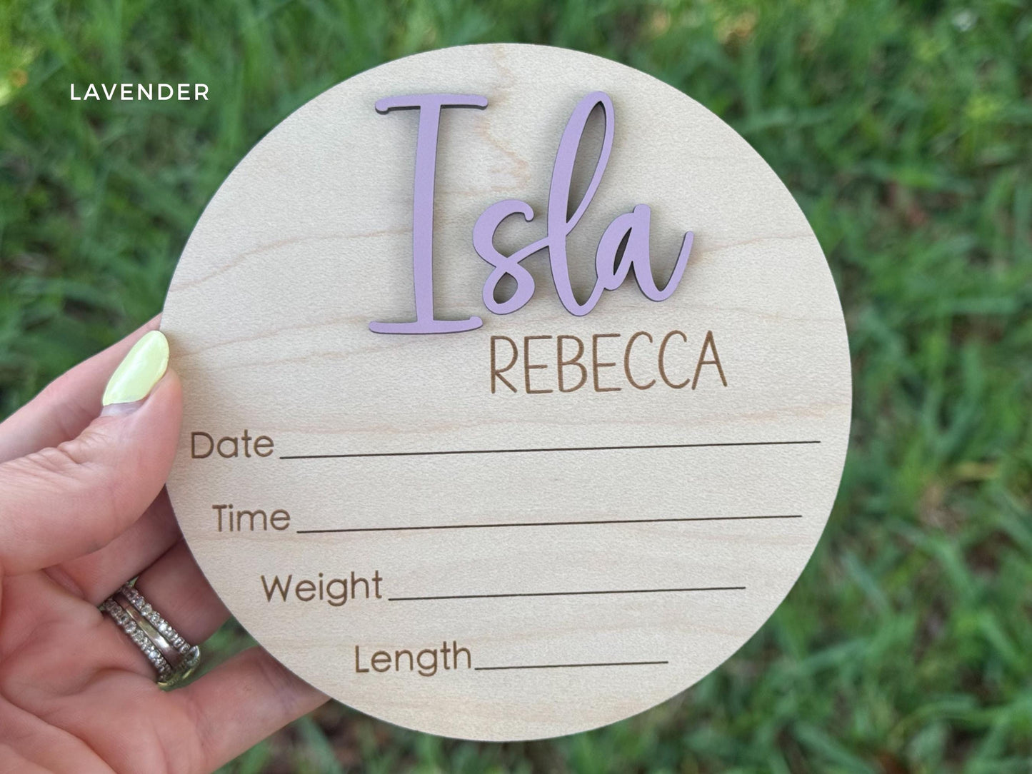 Baby Announcement Name Sign, Newborn Name Sign For Hospital, Name Plate Birth Announcement sign for Boy, Personalized Wood Sign Name Reveal