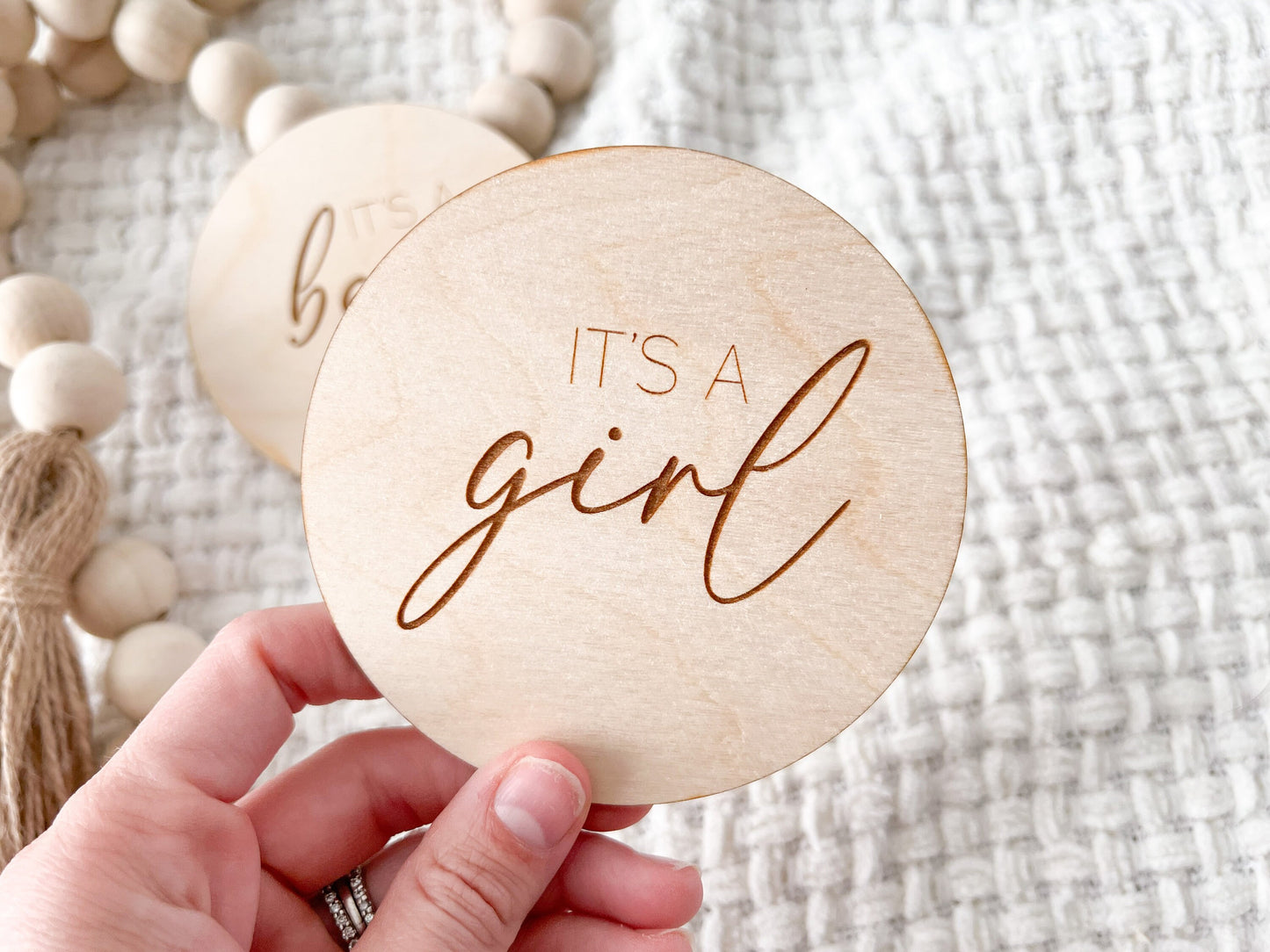 Gender Reveal Hospital Sign, It’s a Girl Sign, It’s a Boy Wooden Plaque, Newborn Photo Prop, Gender Announcement Sign, Birth Announcement