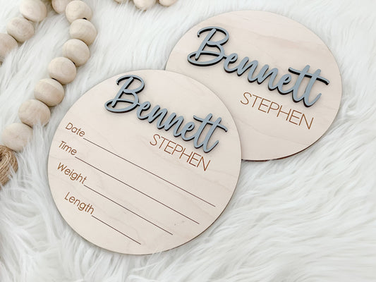 Bennett Baby Name Announcement