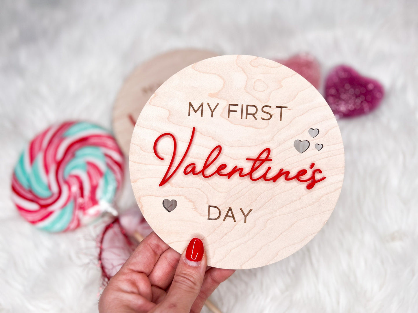 Baby's First Valentine Day Sign